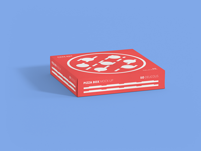 披萨面包面食包装样机