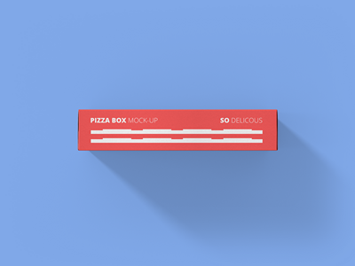 披萨面包面食包装样机