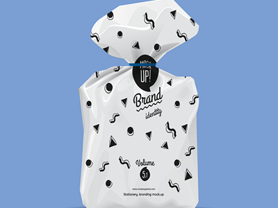 披萨面包面食包装样机