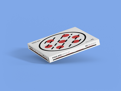 披萨盒面包面食包装样机