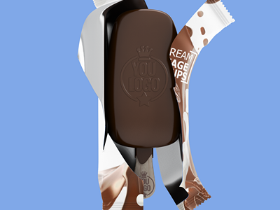 雪糕冰棒包装样机