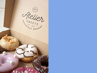 甜甜圈包装样机