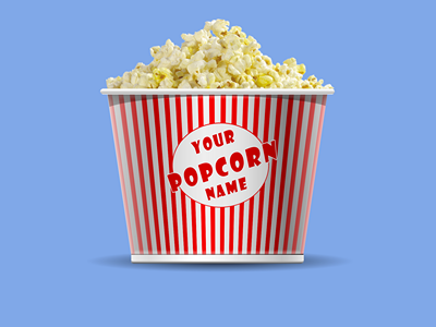 爆米花包装样机