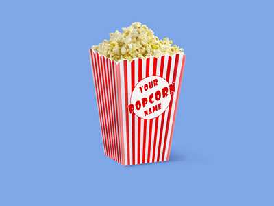 爆米花包装样机