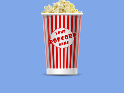 爆米花包装样机