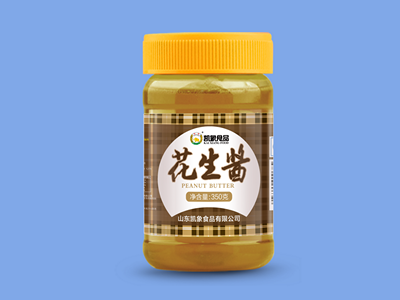 花生酱玻璃瓶包装样机