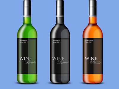 玻璃瓶酒瓶包装样机