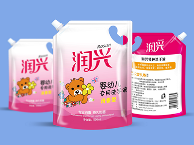 包装袋洗衣液包装样机