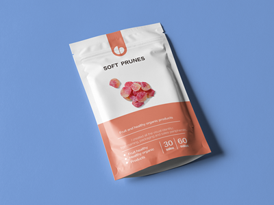 封口的自封袋包装样机