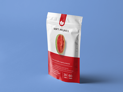 封口的自封袋包装样机