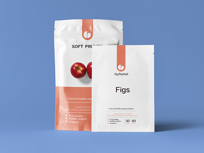 封口的自封袋包装样机