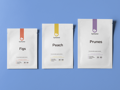 封口的自封袋包装样机