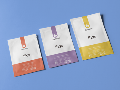 封口的自封袋包装样机