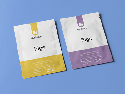 封口的自封袋包装样机