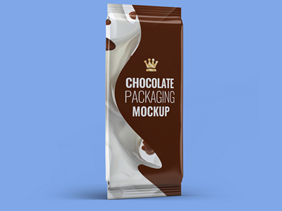 膨化食品饼干薯片包装袋智能样机巧克力包装