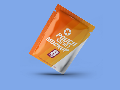 膨化食品饼干薯片包装袋智能样机