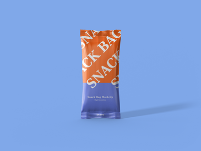 膨化食品饼干薯片包装袋智能样机