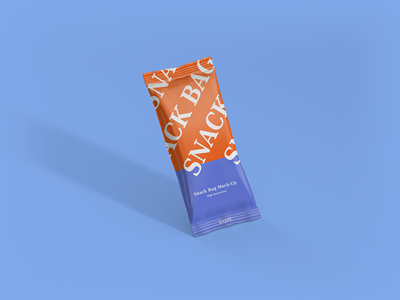 膨化食品饼干薯片包装袋智能样机