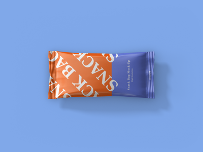 膨化食品饼干薯片包装袋智能样机