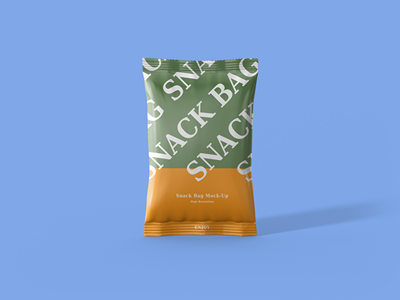 膨化食品饼干薯片包装袋智能样机