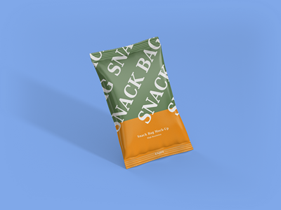 膨化食品饼干薯片包装袋智能样机