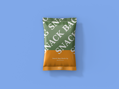 膨化食品饼干薯片包装袋智能样机