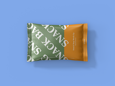 膨化食品饼干薯片包装袋智能样机