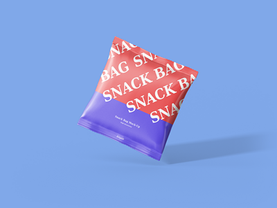 膨化食品饼干薯片包装袋智能样机