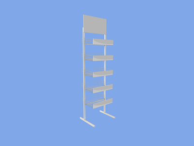 食品架展示架智能样机