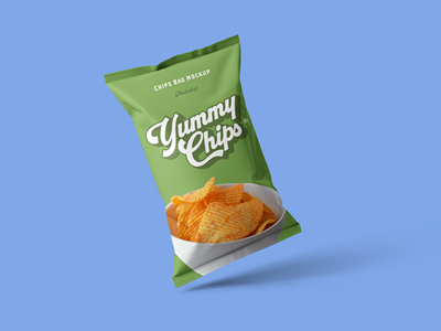 膨化食品饼干薯片包装袋智能样机