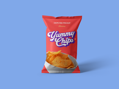 膨化食品饼干薯片包装袋智能样机