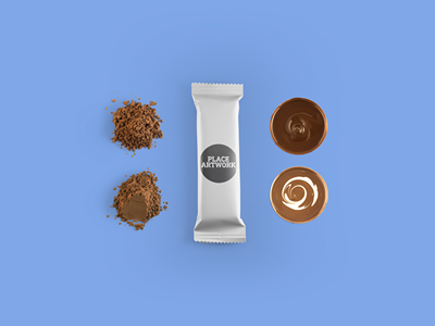 膨化食品饼干薯片包装袋智能样机