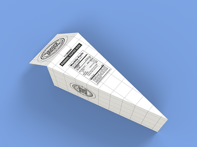 三角柱三角锥包装样机三明治包装