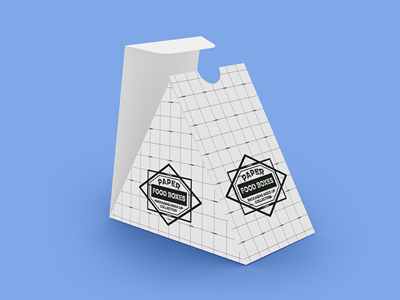三角柱三角锥包装样机三明治包装
