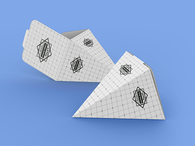 三角柱三角锥包装样机三明治包装