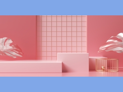 淘宝电商618双十一商品展示立体场景背景图C4D光影场景C4D格式