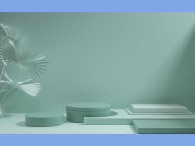 淘宝电商618双十一商品展示立体场景背景图C4D光影场景C4D格式