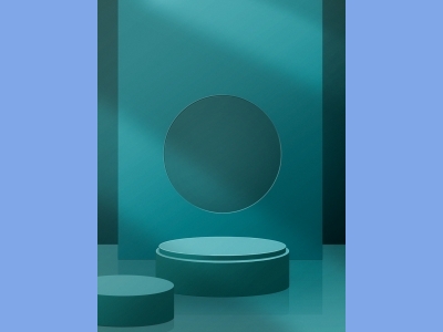 淘宝电商618双十一商品展示立体场景背景图