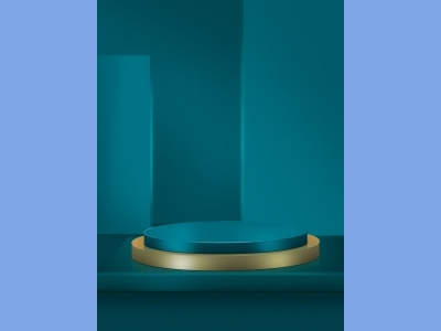 淘宝电商618双十一商品展示立体场景背景图