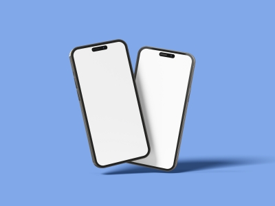 苹果iPhone14 Pro手机屏幕APP界面UI设计展示样机智能贴图PSD设计素材