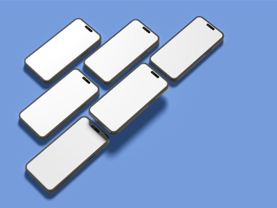 苹果iPhone14 Pro手机屏幕APP界面UI设计展示样机智能贴图PSD设计素材