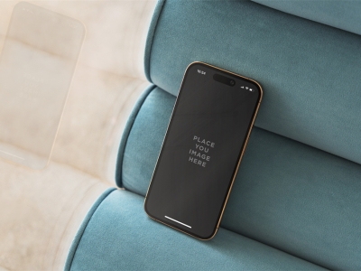 苹果iPhone14Pro手机屏幕UI界面使用场景展示样机智能贴图PSD设计素材