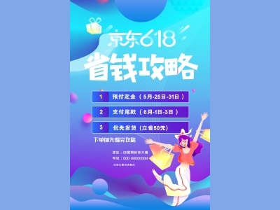 淘宝电商618海报psd素材