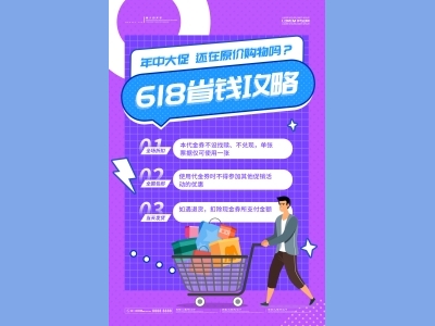 淘宝电商618海报psd素材