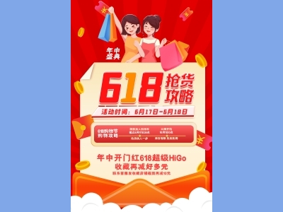 淘宝电商618海报