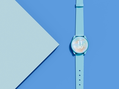 多款式智能手表屏幕设备UI界面展示场景样机智能贴图PSD设计素材