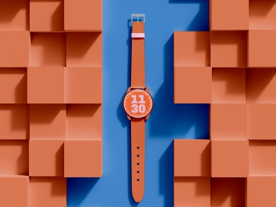 多款式智能手表屏幕设备UI界面展示场景样机智能贴图PSD设计素材