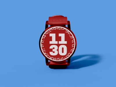 多款式智能手表屏幕设备UI界面展示场景样机智能贴图PSD设计素材