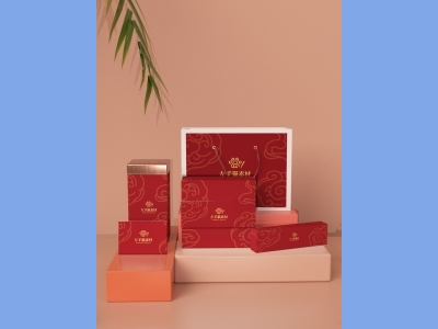 中国风文创样机包装贴图组合毕设作品产品效果图展示PSD设计素材礼盒礼品套装