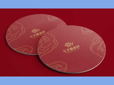中国风新年文创样机套装包装贴图组合毕设作品产品效果图展示PSD设计素材鼠标垫